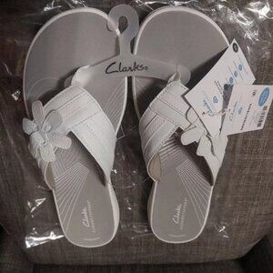 Womens Clarks Cloudstepper sandals sz 12